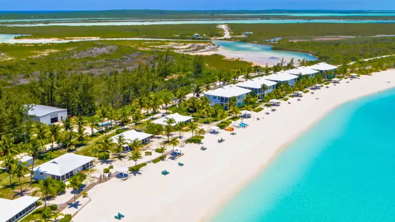 Cape Santa Maria Resort offers beachfront villas ideal for peaceful family vacations.