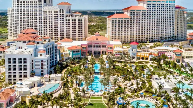 Grand Hyatt Baha Mar offers family fun with pools, beaches, and a water park.