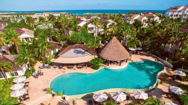 Grand Isle Resort in Exuma features spacious villas with golf carts for exploring.