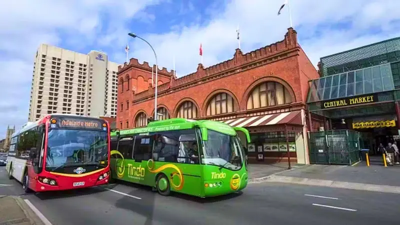 Free things to do in Adelaide for tourists - Free City Connector Bus for free getting around the city.
