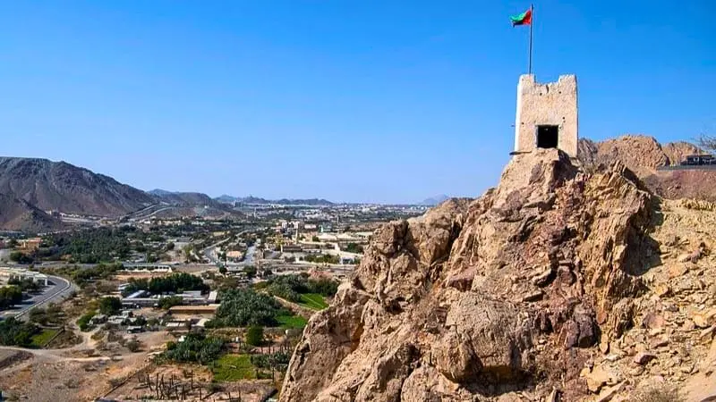 Masfout Castle offers free entry with panoramic views of Ajman's surrounding mountains and wadis.