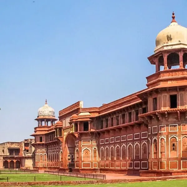 Jahangir Mahal, is one of the magnificent tourist places to visit in Agra, showcasing intricate Mughal architecture.
