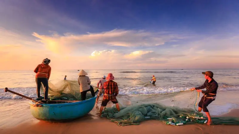 An Bang Beach is a serene getaway with picturesque sunsets and a relaxed atmosphere.