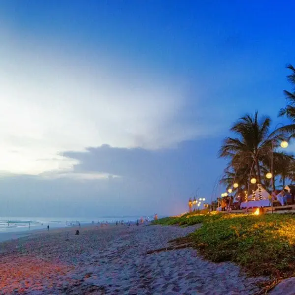 Stunning beach view in Bali, where you can find the best restaurants in Seminyak.