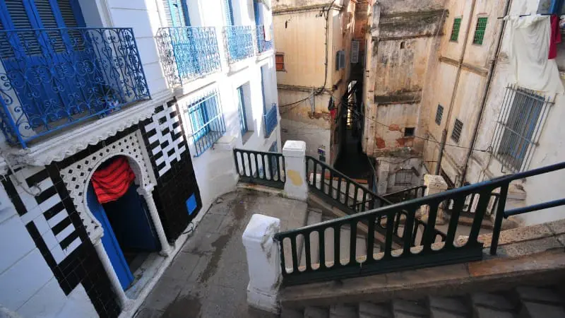 Explore the winding streets and colorful buildings of this historic district.