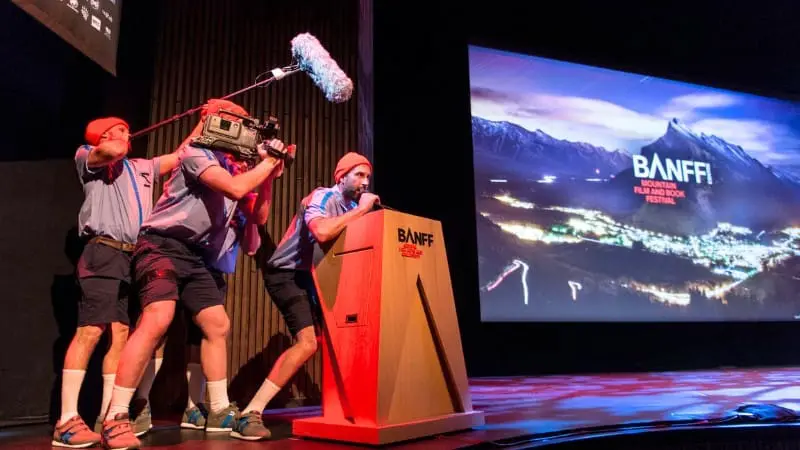 Things to do in Banff in summer include attending the Mountain Film Festival.