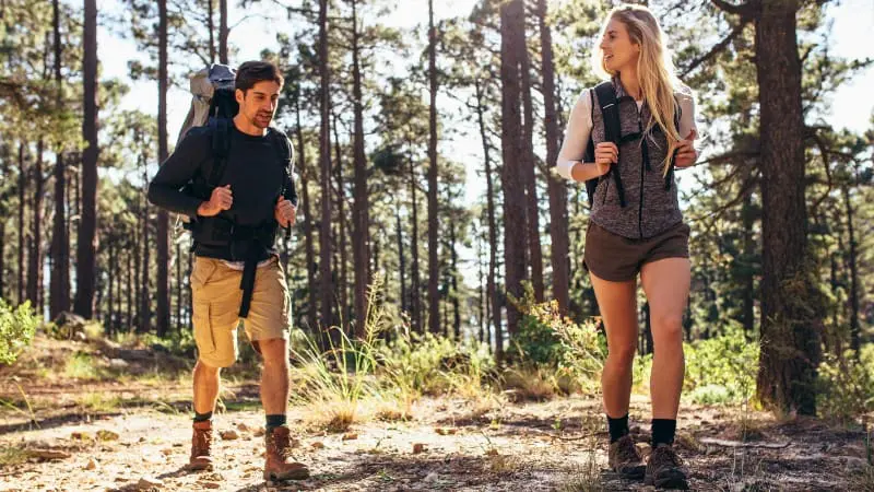 A couple hiking - fun activities in Nashville for adults