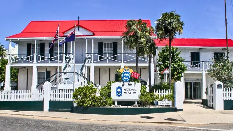 National Museum building in George Town, Cayman Islands.