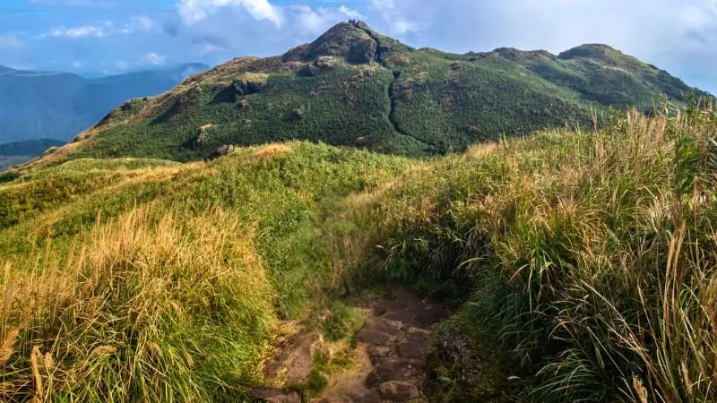 Yangmingshan National Park near Beitou Hot Springs is ideal for hiking in Taipei.