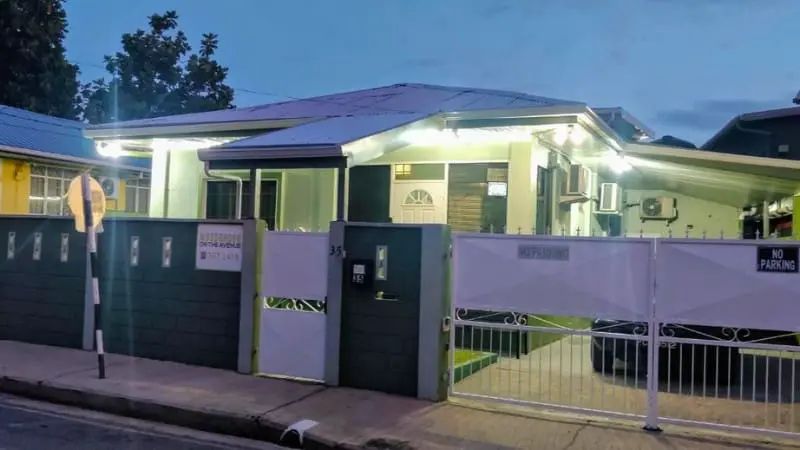 Exterior of Woodbrook on the Avenue guest house in Port of Spain, Trinidad.