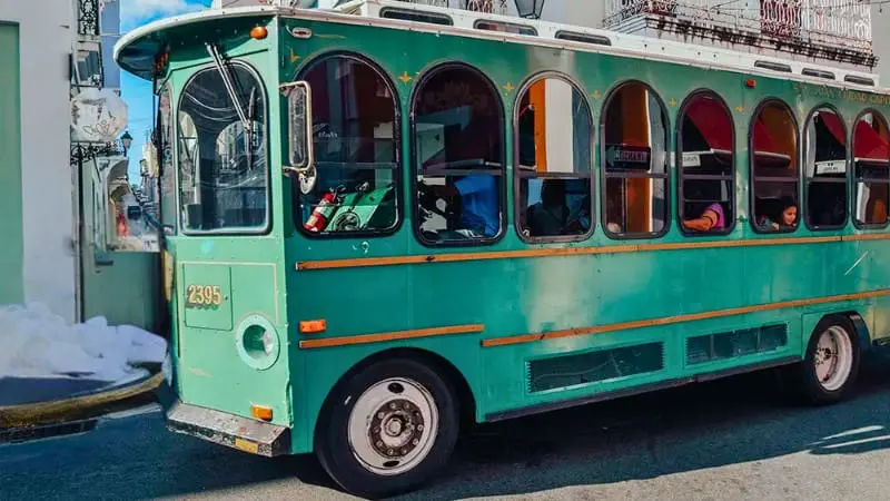 Free trolleys in San Juan make exploring the historic city fun and easy.
