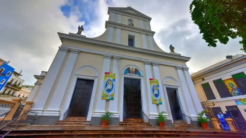 San Juan Cathedral, built in 1521, is the oldest church in the Americas.