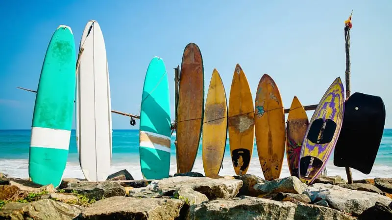 Choose the right board because surfing in Thailand requires the right gear.
