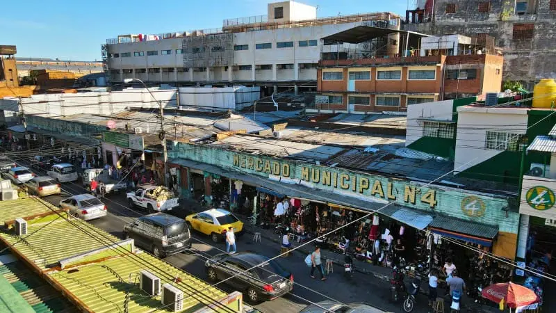 Mercado 4, a lively market in Asuncion, perfect for street food and local shopping.