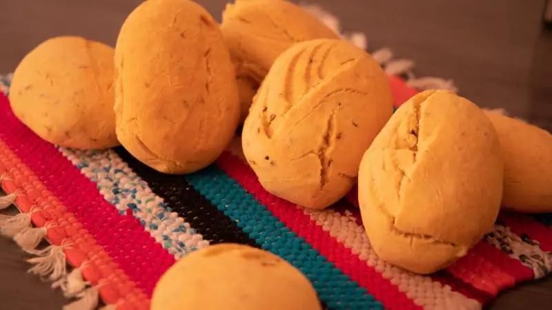 Traditional Paraguayan chipa, a popular dish available throughout Asuncion.