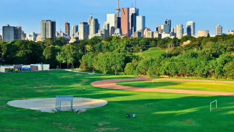 High Park has plenty of green space for families visiting Toronto with kids.
