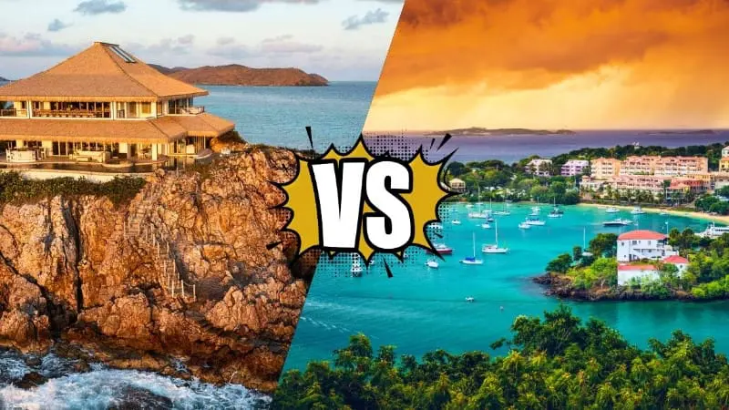 US Virgin Islands vs British Virgin Islands - Pick lively USVI or serene BVI for your trip.
