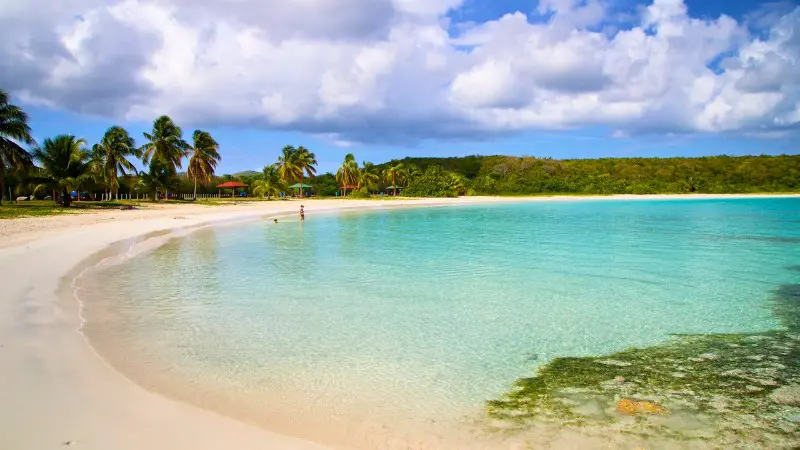 Playa Caracas is easy to reach with great waves, perfect for a beach day.
