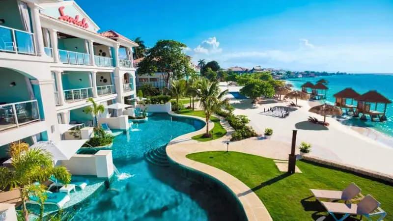 All-inclusive Montego Bay resorts offer beachfront pools and overwater bungalows.