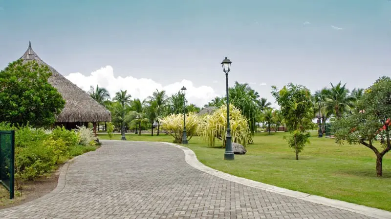Bougainville Park is a quiet spot for relaxing walks in Papeete.