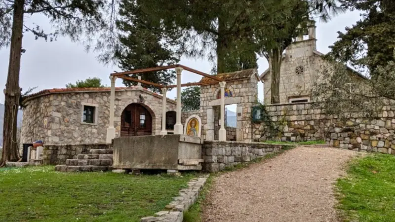 St. Michael’s Monastery on Flower Island, a key religious site in Tivat.