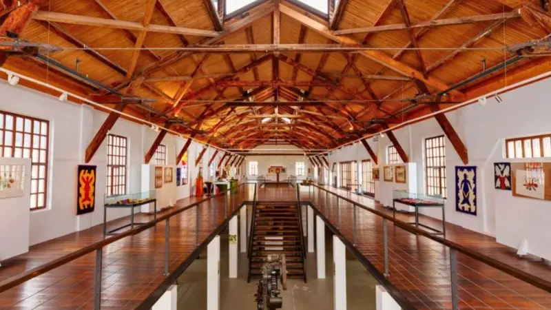 Inside Tivat's Naval Heritage Museum, featuring historical maritime artifacts.