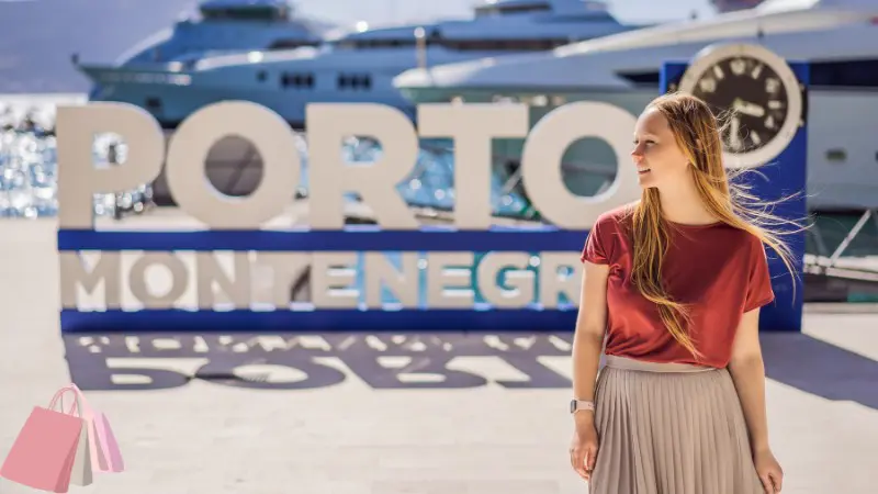 Porto Montenegro, offering luxury shopping and scenic marina views.