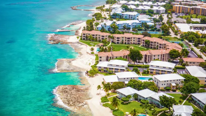 Turks and Caicos wins for weather with its drier climate, perfect for beach lovers.