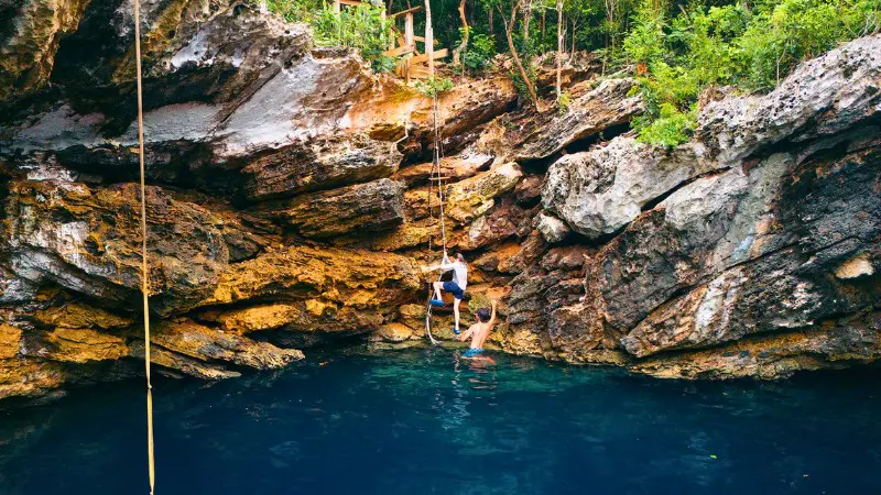 Gale Hole offers a cool and peaceful retreat with unique rock formations.