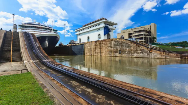 Cruise the canal with a partial transit tour through Miraflores Locks.