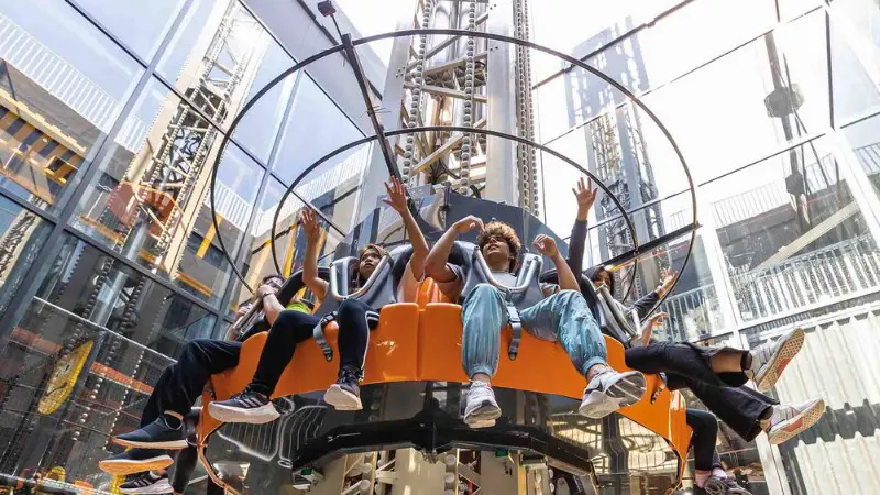 Adrenark Adventure offers indoor climbing and karting fun for families.
