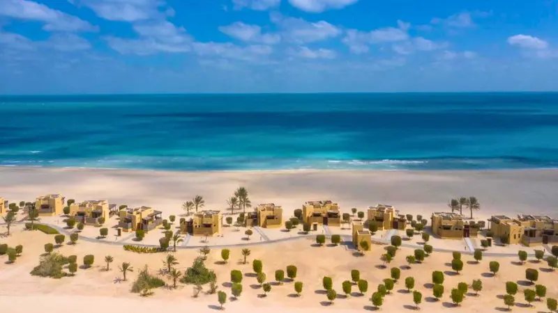 Sir Bani Yas Island offers family safaris and beach activities.