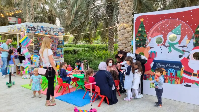 Umm Al Emarat Park has green spaces and activities for families.