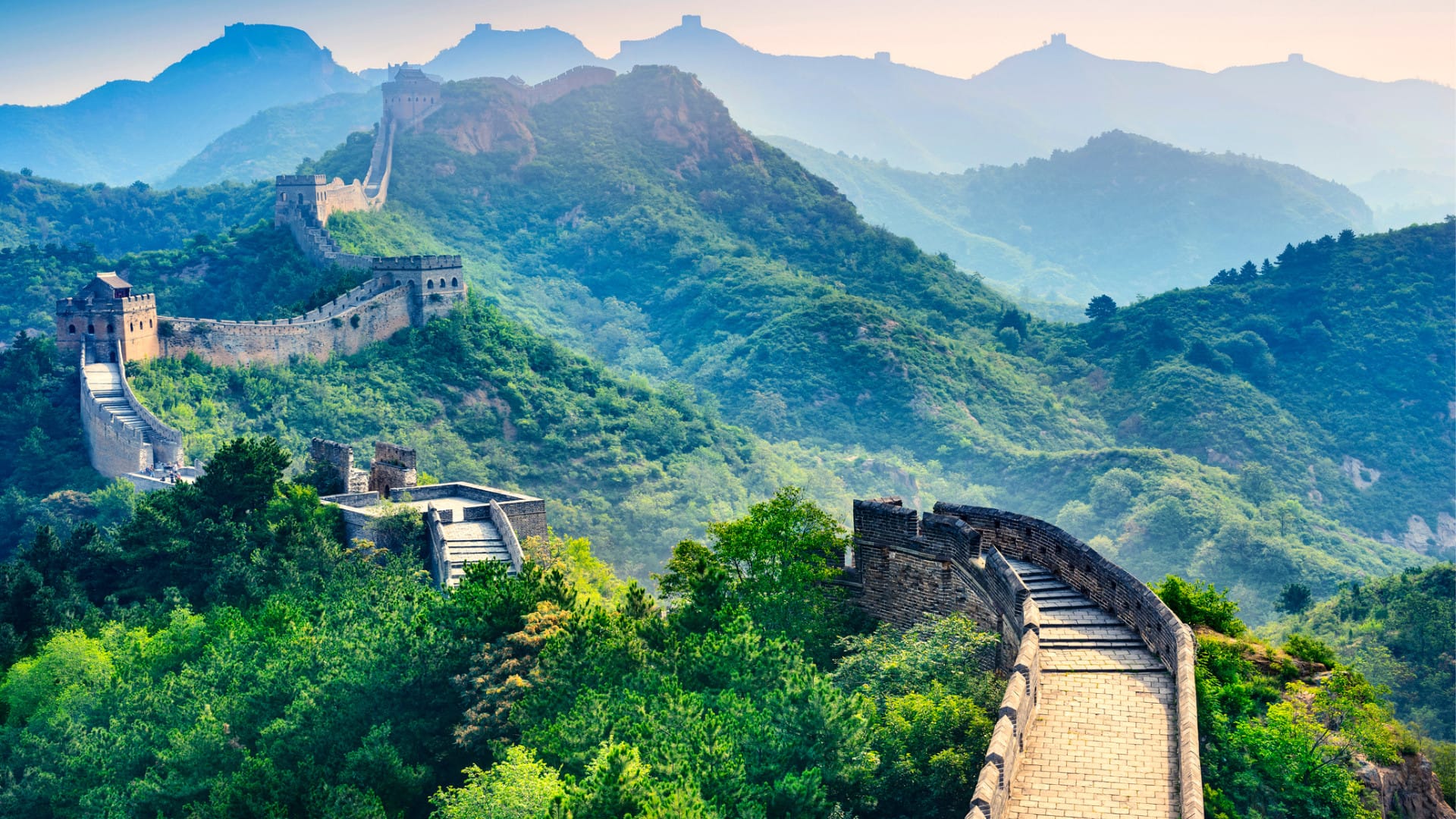 Image of the great wall of China