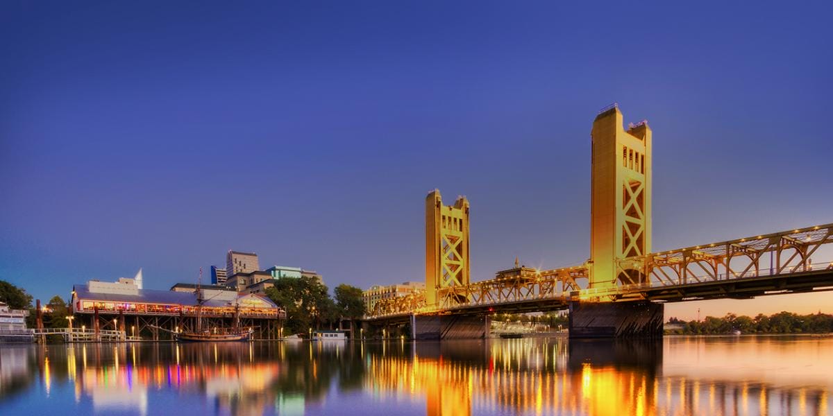 Image of Sacramento at night