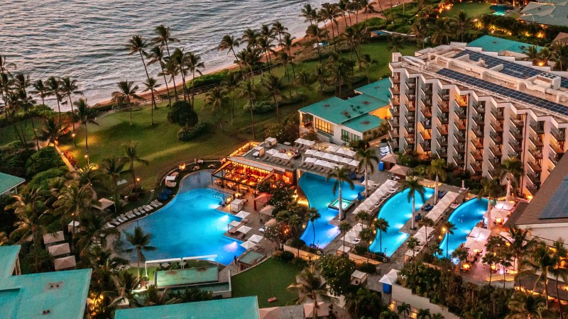 Andaz Maui adults-only all-inclusive Hawaiian resort with beachside pools.