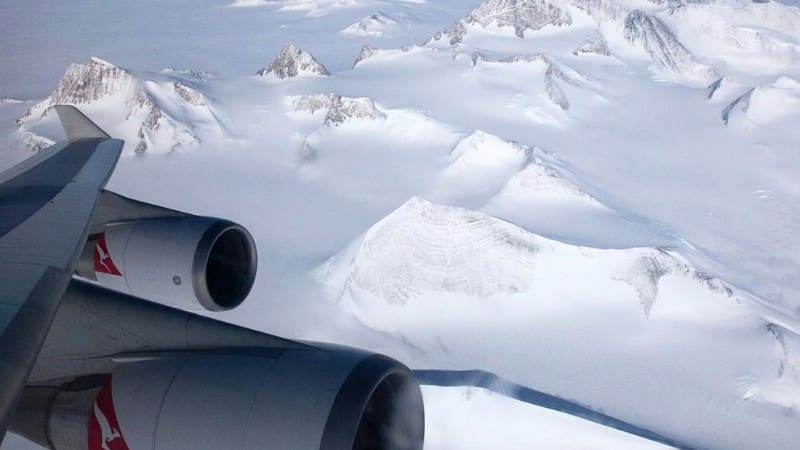 Experience a direct flight offering aerial views of the icy continent, showcasing how to get to Antarctica.