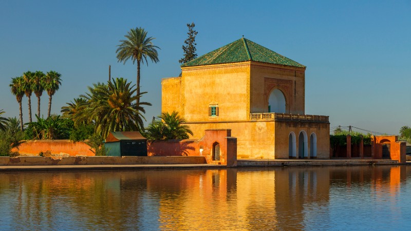 Walk in Menara Gardens for a quiet time, a peaceful Marrakech activity.