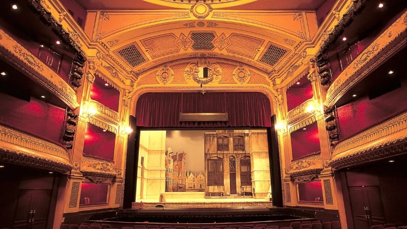 The historic Manoel Theatre stage, is a great place to watch shows in Valletta.